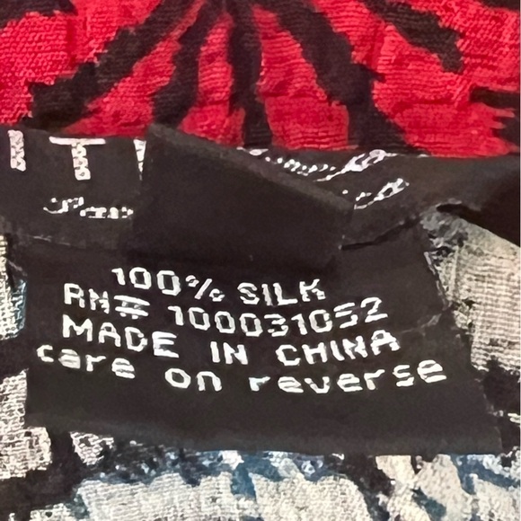 CITRON Silk Floral Button-Down Blouse XS - Picture 8 of 8